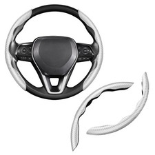 Steering Wheel Cover, Carbon Fiber Steering Wheel Cover Men/Women, Anti-Slip,...