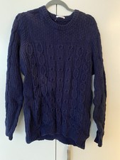 Gant Rugger Jumper Cotton Blend Navy Men  s Large