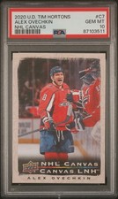 2020 Upper Deck Tim Hortons Canvas #C7 Alex Ovechkin PSA 10 Washington NHL