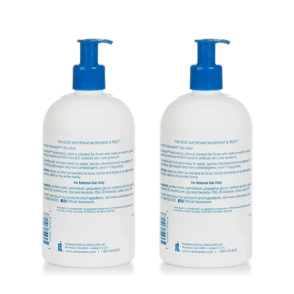 for Sensitive Skin Moisturizing Lotion, 16 Oz (2 Pack) (Bundle) - Image 3 of 4