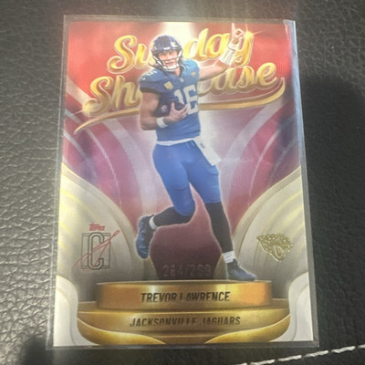 Topps 2025 Signature Class Sunday Showcase Trevor Lawrence SS-19 Jaguars 264/299