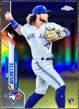 Bo Bichette 2020 Topps Chrome Refractor Rookie #150 Toronto Blue Jays
