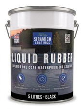 Siramico Coatings Liquid Rubber Roof Coating 5 Litres Instant Leak Seal
