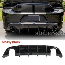 Rear Diffuser Bumper Lip Gloss Black Compatib...