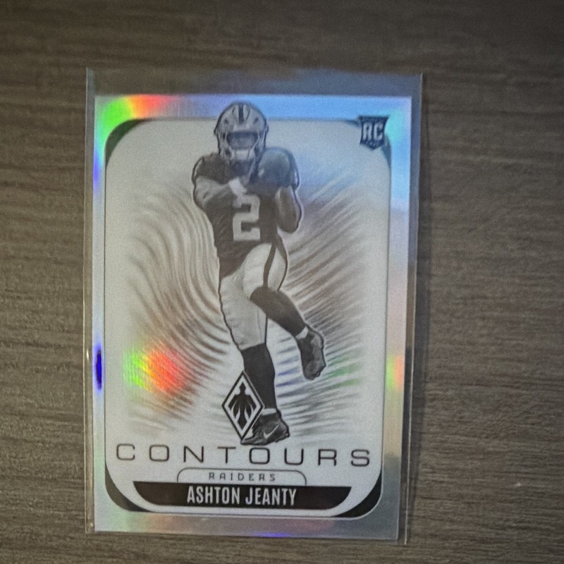 Panini 2025 Phoenix Contours Ashton Jeanty RC Las Vegas Raiders #17