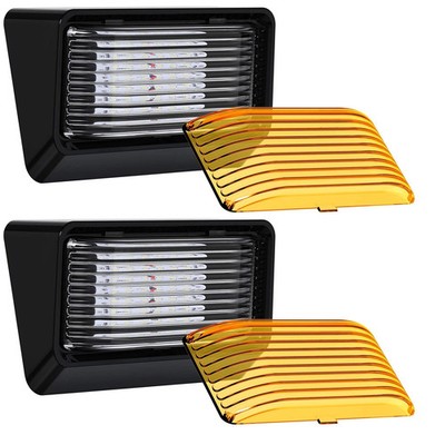 Leisure LED 2 Pack RV Exterior Porch Utility Light 12v 280 Lumen Lighting Fix...