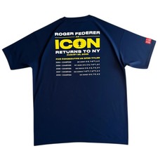 Roger Federer US Open Exclusive An Icon Returns To NY T-shirt Unisex Size Small
