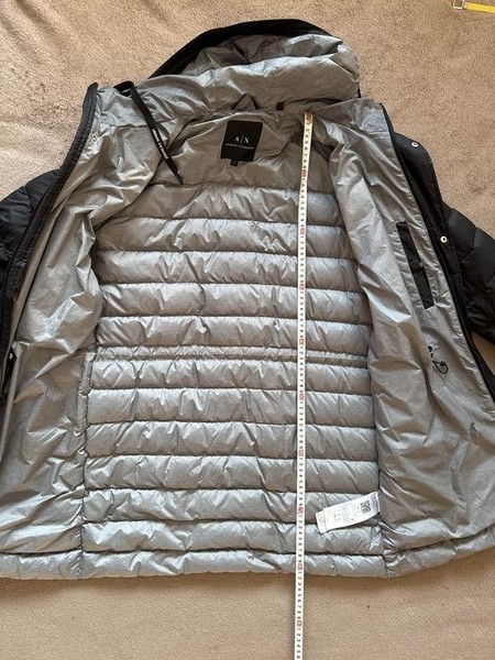Herren Armani Exchange Puffer Schwarz S