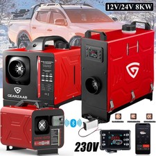 12/24V 230V Standheizung Lufterhitzer 8KW Bluetooth App Diesel Heizung + Adapter