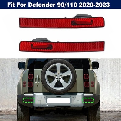 Left & Right Rear Bumper Reflector Light Fog Lamp For Defender 90/110 2020-2023