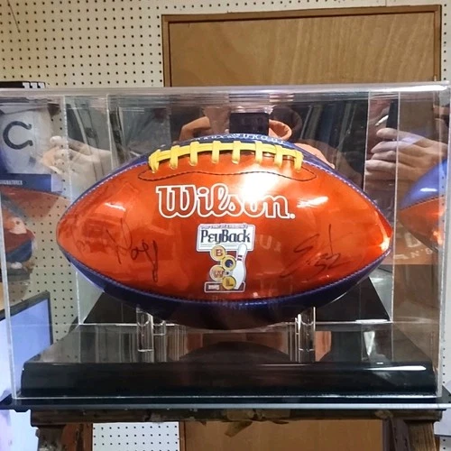 Wilson NFL Autographed Football Peyton Manning's PeyBack Bowl 2005 Signed