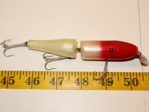 Leurres De Pêche Vintage Creek Chub Pikie Articulés En Bois – Topwater, Pour Eau Douce