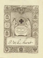 CHARLES M. SCHWAB - BOOK PLATE SIGNED