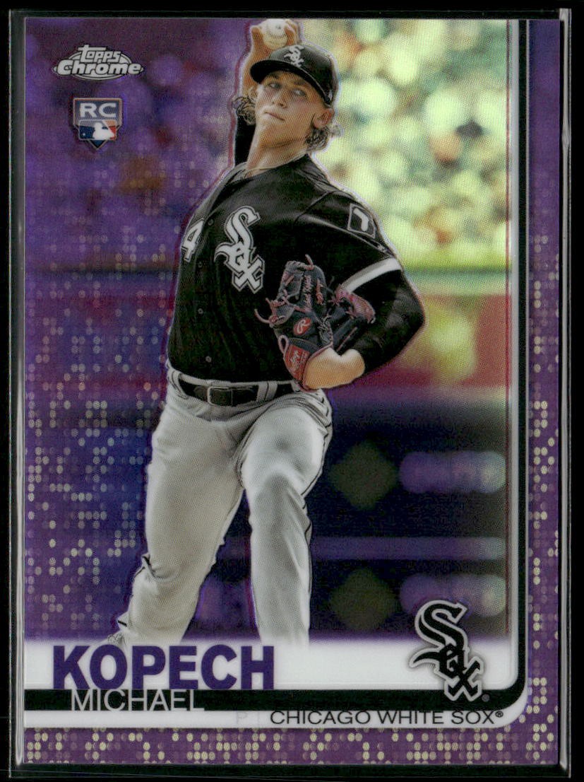 2019 Topps Chrome #17 Michael Kopech Purple Refractor #/299 Rookie RC