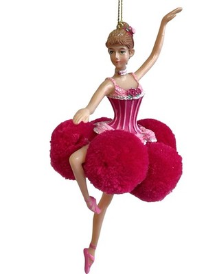  Goodwill Pompon Ballerina  Engel Elfe Fee Christbaumschmuck