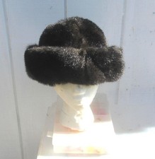 Vintage BETMAR, New York, luxury Black mink fur hat size 