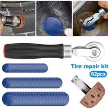 Tire Repair Patches Flat Kit Punctures for Car Truck Motorcycle Plug Patch