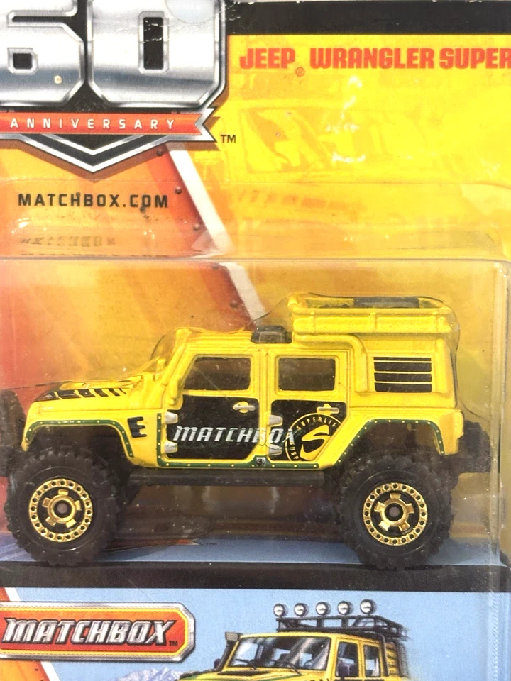 Matchbox 2013 60th Anniversary #05 Jeep Wrangler Superlift 1.64 diecast MIB MINT - Image 2 of 4