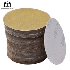 100 Pack 5" High Quality 120 Grit Hook Loop Pads Sanding Disc NO-Hole Sand Paper