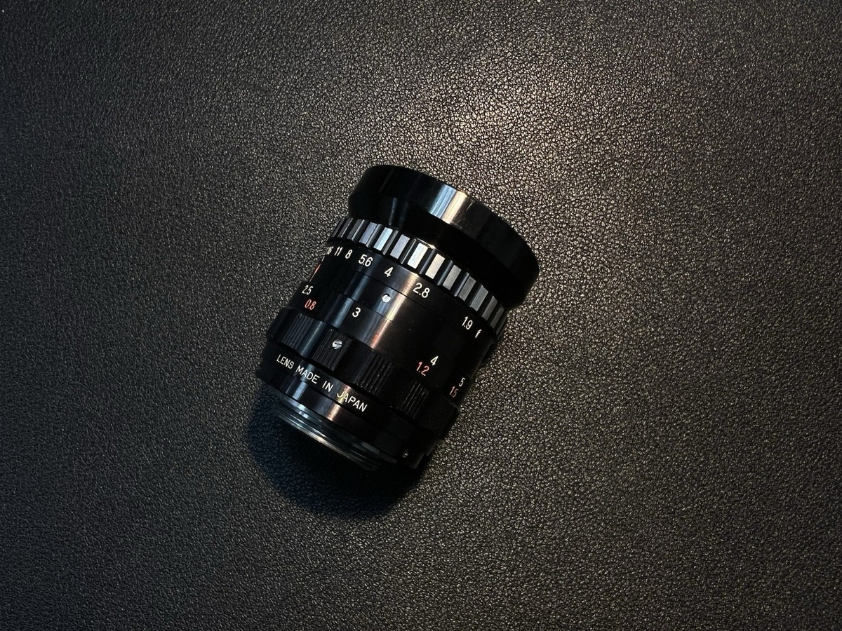 Cosmicar Television Lens 25mm F1.9 | C Mount movie Camera | Made
