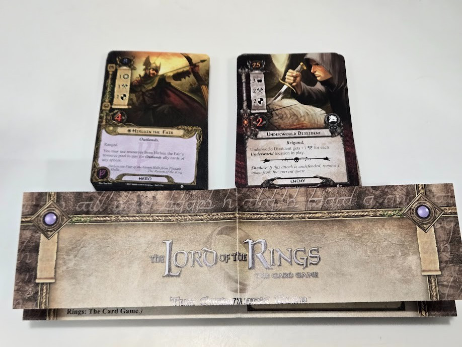 The Lord of the Rings Card Game The Steward's Fear Adventure Pack (Used)