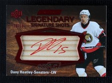 2023-24 Engrained Legendary Signature Shots Red Ink 9/10 Dany Heatley Auto 04fk