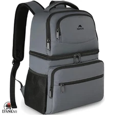 Lightweight 26 Cans Backpack Cooler - Insulated Leakproof Bag for Hiking & Beach