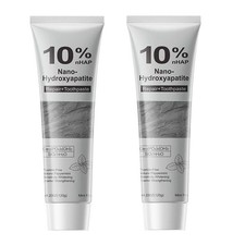 2 PCS Hydroxyapatite Toothpaste,10 Nano 4.23 Ounce Pack of 2