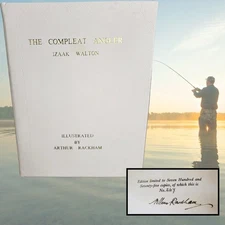 Arthur Rackham SIGNED ~1931 The Compleat Angler, George Harrap, London