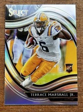 Terrace Marshall Jr 2021 Panini Chronicles Select SILVER ROOKIE RC #270 LSU NFL