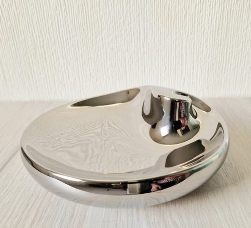 Vintage Rosenthal Studio Line Metallic Ceramic Swirl Dish By Cairn Young 90's - Picture 1 of 13