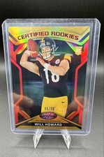 2025 Panini Certified-Certified Rookies Will Howard #CRK-WHD Mirror Red /99 (RC)