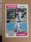 Nolan Ryan 1974 Topps #20 Damaged Card