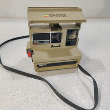 Polaroid 600 Spirit Land Camera 600 Instant Camera Tan Brown - Used