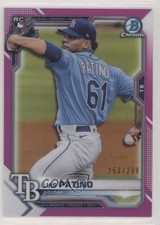 2021 Bowman Chrome Fuchsia Refractor 253/299 Luis Patino #62 0o6v