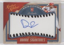 2019 Leather & Lumber Rookie Signatures Baseball Black David Fletcher Auto 19wd
