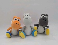 Super Mario Nintendo Little Buddy Gray Orange and Black Yoshi Plush