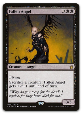 mtg magic Fallen Angel ENGLISH commander anthology Fallen Angel