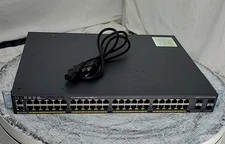 CISCO catalyst 2960 WS-C2960X-48FPS-L V06 Ethernet Switch 48-Port