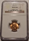 🔥1941 S 1C LINCOLN WHEAT BACK CENT NGC MS 66 RD