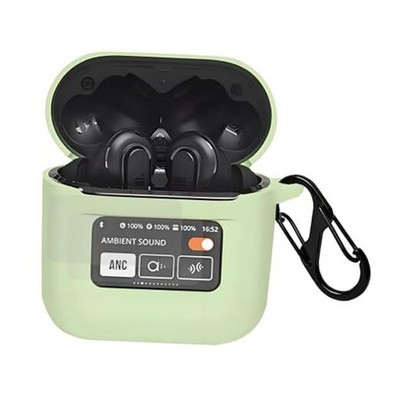 Case Cover Compatible with JBL Tour Pro 2 Earbuds with PET Screen Cactus Green