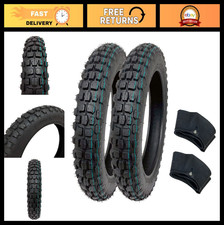 Knobby Tire  Tube Set 3.00-12 for Trail, Motocross, Pit Bike - Set of 2