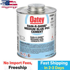 Oatey Rain-R-Shine 32 oz. Medium Blue PVC Cement 308942 