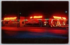 Bristol TN Windsor Restaurant Neon Sign Night View Chrome Postcard Vintage AA424