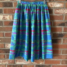 Vintage Multicolored midi skirt