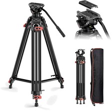 Kamera Stativ 188cm Aluminium Flüssigkeitssc...