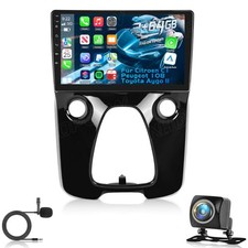 Android 15 Autoradio GPS Navi Carplay DSP Für Toyota Aygo Citroen C1/Peugeot 108