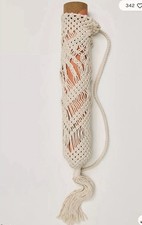 Oak And Reed Beige Macrame Yoga Carry Bag Free People 100 Cotton Unique New