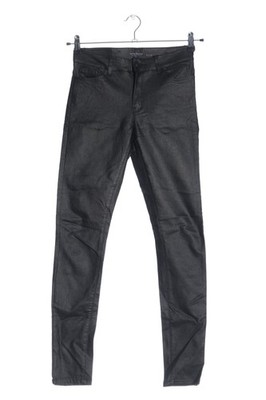 VERO MODA Kunstlederhose Damen Hose Gr. DE 38 hellgrau extravaganter Stil