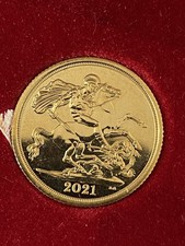 2021 Full Gold Sovereign In Fantastic Condition In Sovereign Case